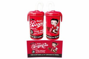 ショRED:BT-COLA　【アメリカン雑貨】【BettyBoop】【ベティ・ブープ】ストローカップ【RED:BT-COLA】【USA】【アメリカ】【ベティ】【ベ