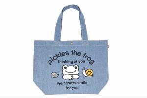 ナカ186065-23　【かえるのピクルス×EDWIN】B4トートバッグ【always smile】【コラボ】【ピクルス】【ぴくるす】【pickles the frog】【