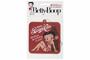 ショ151126　【送料無料】【アメリカン雑貨】【BettyBoop】【ベティ・ブープ】エアフレッシュナー【BETTY COLA】【ベティちゃん】【アメ