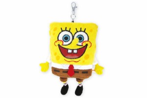 ティSB-5533596　【スポンジボブ】【SpongeBob】ぬいぐるみパスケース【ボブ】【アニメ】【アメリカ】【USA】【アメキャラ】【ケース】【