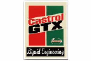 レオ GS-004 【送料無料】【アメリカン雑貨】ガレージステッカー【Castrol GTX】【car】【車】【アメリカ】【USA】【アメキャラ】【シー