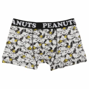 スモSN1557　【スヌーピー】【PEANUTS】ボクサーパンツ【M】【フェイスぎっしり】【ウッドストック】【ピーナッツ】【すぬーぴー】【アニ