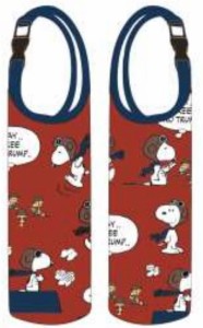 ナカ193728-24 【スヌーピー】【SNOOPY】ペットボトルカバー600ml【総柄】【フライング・エース】【ピーナッツ】【ウッドストック】【す