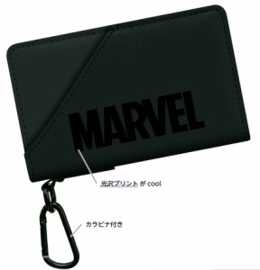 クラ115561 【マーベルキャラクター】深札二つ折り財布【ナナメブラック】【黒】【マーベル】【MARVEL】【アメコミ】【ヒーローズ】【ア