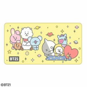 マル5796006000 【BT21】【LINE FRIENDS】【ラインフレンズ】インテリアマット【イエロー】【黄色】【キラキラユニバース】【アイドル】