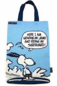 ナカ194749-24  【スヌーピー】【SNOOPY】PopUpフラットトートバッグ【サーフ】【ピーナッツ】【ウッドストック】【かばん】【カバン】【