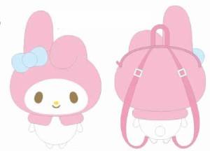 アイK-9710B  【サンリオキャラクターズ】ぬいぐるみリュック【マイメロディ】【マイメロ】【まいめろ】【かばん】【カバン】【鞄】【ア