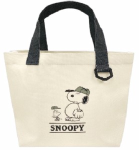 カミ217696　【スヌーピー】【SNOOPY】ミニトート【野球】【ピーナッツ】【ウッドストック】【すぬーぴー】【カバン】【かばん】【鞄】【