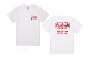 ショPLUGL　【アメリカン雑貨】ガレージクラシックTシャツ【L】【PLUG】【ホワイト】【白】【アメリカ】【USA】【服】【トップス】【ティ