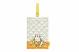 アトBN1946OR-8  【送料無料】【miffy】【ミッフィー】キルトシューズバッグ【オレンジ】 【ミッフィーちゃん】【ディック・ブルーナ】【