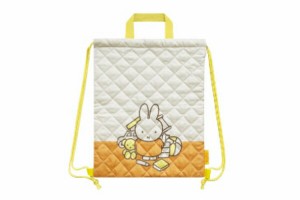 アトBN1947OR-5  【miffy】【ミッフィー】キルトナップサック【オレンジ】 【ミッフィーちゃん】【ディック・ブルーナ】【絵本】【アニメ