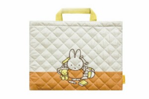 アトBN1948OR-2  【miffy】【ミッフィー】キルトチャームバッグ【オレンジ】【ウサギ】 【ミッフィーちゃん】【ディック・ブルーナ】【絵