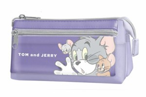 クラ121558　【トムとジェリー】【Tom and Jerry】フラップポケットペンケース【むぎゅっと】【トム】【ジェリー】【ワーナー】【アニメ