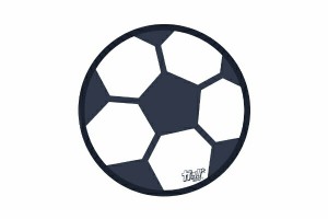 マル0605016700  【ガッツ！！】チェアパッド【サッカー部】【部活動】【学生】【青春】【試合】【練習】【チェアシート】【イスマット】