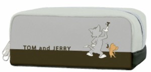 クラ122010　【トムとジェリー】【Tom and Jerry】ペンさし付きBOXペンケース【トム】【ジェリー】【ワーナー】【アニメ】【ポーチ】【ケ