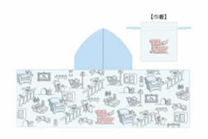 マル4105071700　【トムとジェリー】冷感フード付きタオル【クールホーム】【ワーナー】 【アニメ】【たおる】【冷却】【冷たい】【涼し