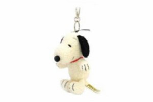 ナカ200556-24　【スヌーピー】【SNOOPY】バッグチャーム【ブラック】【黒】【ピーナッツ】【ウッドストック】【すぬーぴー】【ぬいぐる