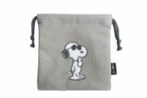 ナカ2200723-24　【送料無料】【スヌーピー】【SNOOPY】巾着【ジョー・クール】【サガラキャンバス】【ピーナッツ】【ウッドストック】【