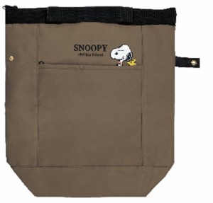 カミ218033　【送料無料】【スヌーピー】【SNOOPY】リュックタイプエコバッグ【ひょっこりポケット】【ピーナッツ】【ウッドストック】【