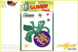 【アメリカン雑貨】【GUMBY】ステッカー【02】【ガンビー】【クレイアニメ】【アメキャラ】【小物】【雑貨】【アメリカ雑貨】【アメリカ