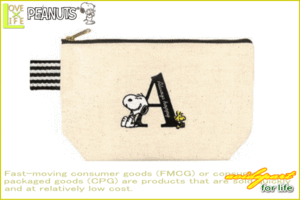 【スヌーピー】【SNOOPY】イニシャルポーチ【A】【ピーナッツ】【筆箱】【小物入れ】【ポーチ】【化粧ポーチ】【ケース】【スクール】【