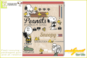 【スヌーピー】【SNOOPY】6＋1ケース付きクリアファイル【ステーショナリー】【ピーナッツ】【文房具】【クリアファイル】【ケース】【小