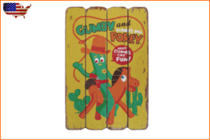 【アメリカン雑貨】ヴィンテージサインボード【GUMBY】【ガンビー】【木製】【雑貨】【アメリカ雑貨】【看板】【ボード】【BAR】【インテ