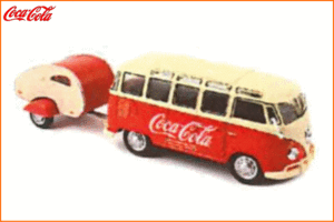 【コカ・コーラ】【COCA-COLA】コカコーラ ミニカー【Samba Bus】【おもちゃ】【ミニカー】【車】【カー】【トイ】【コーク】【アメリカ