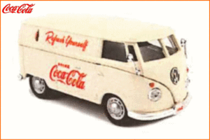 【コカ・コーラ】【COCA-COLA】コカコーラ ミニカー【Cargo Van Cream】【おもちゃ】【ミニカー】【車】【カー】【トイ】【コーク】【ア