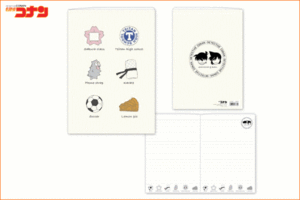 【名探偵コナン】ノート【新一と蘭】【Ｂ6】【アイテム柄】【メモ】【ノート】【学校】【整理】【文房具】【グッズ】【スクール】【雑貨