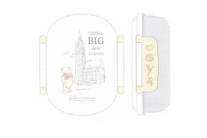 【ディズニーキャラクター】ふわっとフタタイトランチボックス【ロンドン】【POOH】【くまのプーさん】【プーさん】【プー】【ディズニー