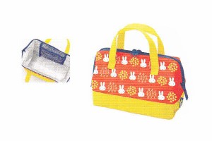 【miffy】がま口型ランチバッグ２段Ｍ【ミッフィー】【ウサギ】【ミッフィーちゃん】【キャラ】【ナインチェ・プラウス】【ランチバッグ