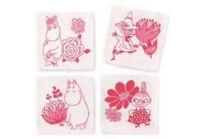 【ムーミン】【Moomin】コースター【リトルフラワーズ】【リトルミイ】【コップ置き】【敷物】【生活】【キッチン雑貨】【アニメ】【グッ