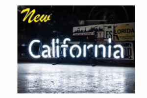 【アメリカン雑貨】ネオンサイン【CALIFORNIA】【カリフォルニア】【ネオン】【ネオンライト】【電飾】【看板】【かんばん】【アメリカ雑