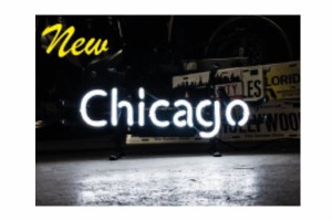 【アメリカン雑貨】ネオンサイン【CHICAGO】【シカゴ】【ネオン】【ネオンライト】【電飾】【看板】【かんばん】【アメリカ雑貨】【ライ