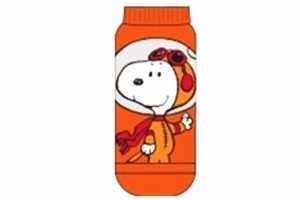 【スヌーピー】【SNOOPY】スモプラレディースソックス【OR】【ピーナッツ】【ウッドストック】【すぬーぴー】【アニメ】【ソックス】【レ