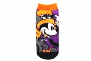 【ディズニーキャラクター】HALLOWEEN SOCKS【こうもり】【PU×BK】【ミッキーマウス】【ミッキー】【みっきー】【ディズニー】【映画】