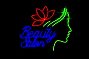 【ネオン】Beauty salon【ヘアーサロン】【美容室】【美容院】【ヘアーカット】【ビューティーサロン】【ネオンライト】【電飾】【LED】