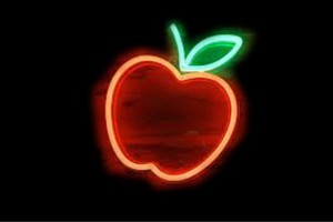【ネオン】りんご【リンゴ】【林檎】【果物】【フルーツ】【BAR】【バー】【ネオンライト】【電飾】【LED】【ライト】【サイン】【neon】