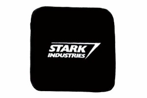 【マーベルキャラクター】インクジェットミニタオル【ブラック】【スタークインダストリーズ】【マーベル】【MARVEL】【アメコミ】【アニ