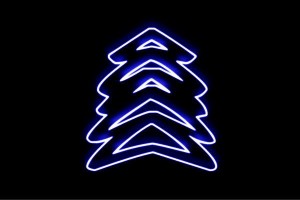 【ネオン】ツリー【29】【tree】【木】【き】【森】【植物】【クリスマス】【アイコン】【ネオンライト】【電飾】【LED】【ライト】【サ