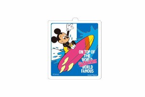 【日本製】【ディズニーキャラクター】アクリルキーホルダー【サーフィン】【ミッキーマウス】【ミッキー】【みっきー】【ディズニー】【