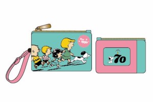 【送料無料】【スヌーピー】【SNOOPY】パスケース【かけっこ】【70th】【70周年】【ウッドストック】【ピーナッツ】【すぬーぴー】【アニ