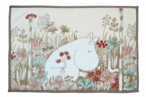 【送料無料】【日本製】【ムーミン】【Moomin】ひざ掛け【花つみムーミン】【リトルミイ】【ミイ】【アニメ】【絵本】【ブランケット】【