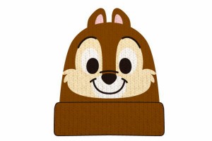 【ディズニーキャラクター】キッズニットキャップ【フェイス】【チップ】【チップとデール】【デール】【ディズニー】【映画】【アニメ】