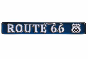 【アメリカン雑貨】エンボスメタルサイン【ROUTE 66】【ルート66】【国道】【メタル】【雑貨】【アメリカ雑貨】【看板】【ボード】【BAR