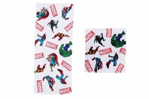 【マーベルキャラクター】ウォッシュタオルとフェイスタオル【ヒーローズミックス】【マーベル】【MARVEL】【ヒーロー】【ヒーローズ】【