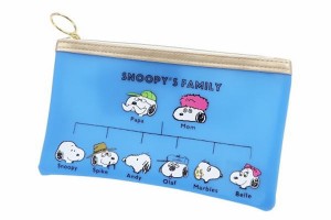 【スヌーピー】【SNOOPY】ビニールポーチ【ファミリー】【70周年】【ピーナッツ】【ウッドストック】【すぬーぴー】【アニメ】【キャラク