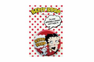 【送料無料】【アメリカン雑貨】【BettyBoop】【ベティ・ブープ】カンバッジ【S】【BT-CB02】【ベティちゃん】【ベティ】【ベティブープ