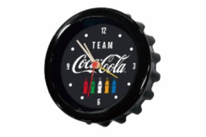 【コカ・コーラ】【COCA-COLA】Bottle Cap Clock【BK】【アメリカン雑貨】【ドリンク】【ブランド】【アメリカ】【コーラー】【時計】【